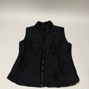 Aeropostale Black Quilted Vest Women’s Large Lightweight Puffer